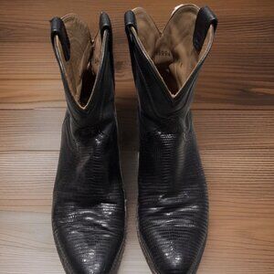 Tecovas Women's Size 8 Casey Black Lizard Cowboy Boots